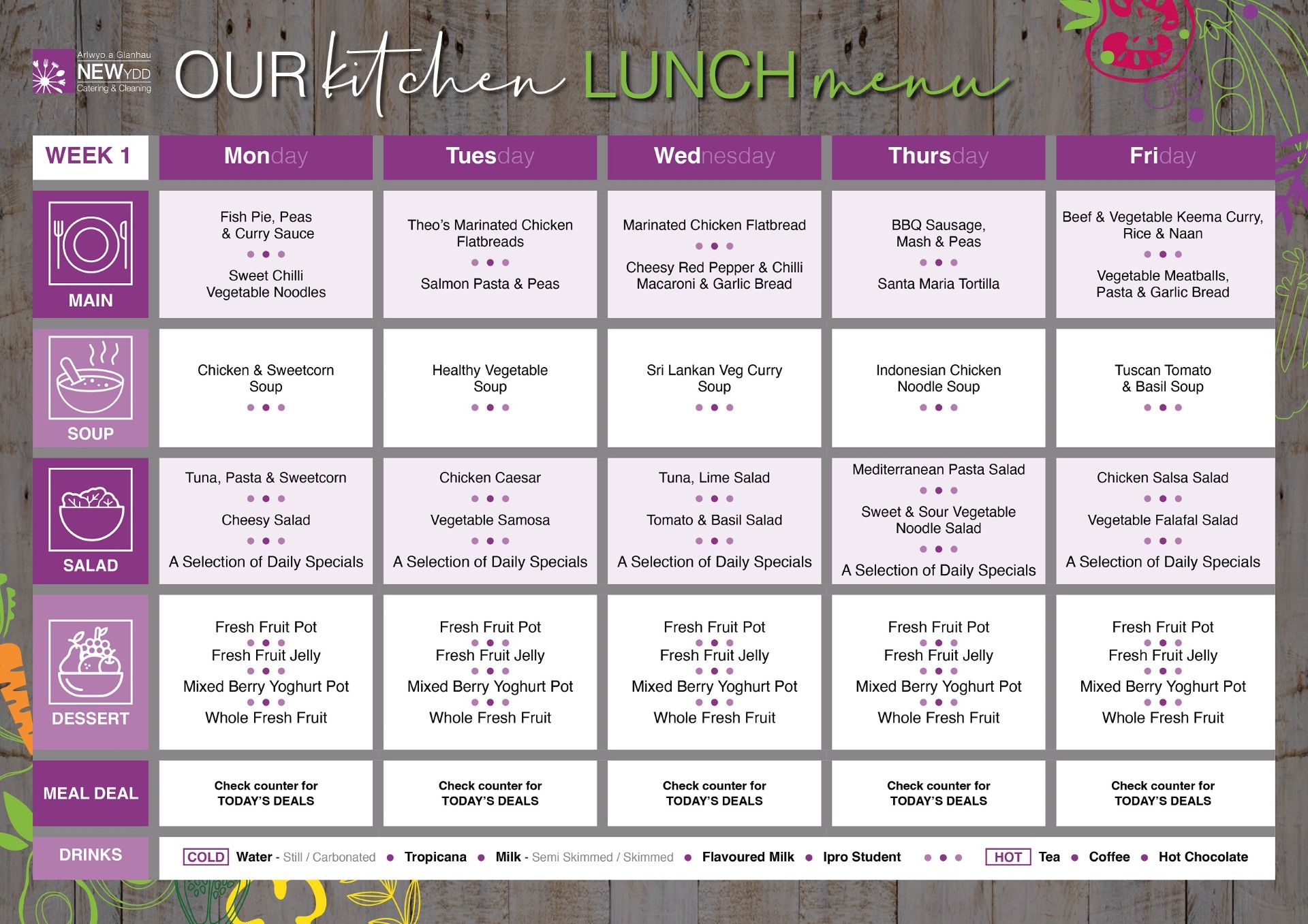 High-School-Menu